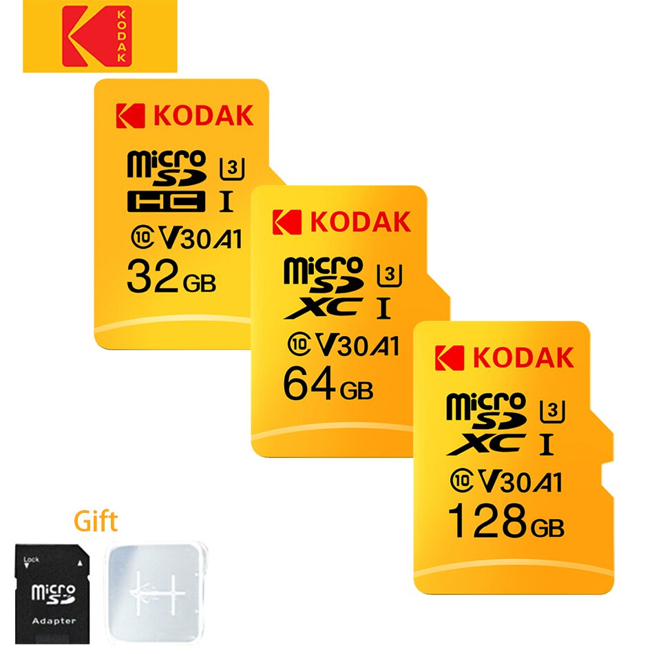 Kodak  C10 U1 U3 ޸ ī V30 16GB 32GB, ũ..